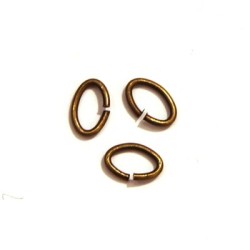 Anneau 5mm argenté x10