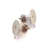 Boucle d'oreille argentée x6