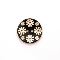 Bouton nacre 25mm vert clair x6