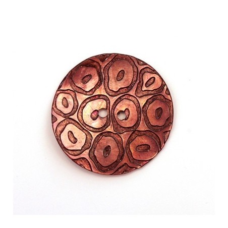 Lot De 8 Boutons Ronds En Nacre (15mm) - Couleur Au Choix - Neuf - Fabriqué En France