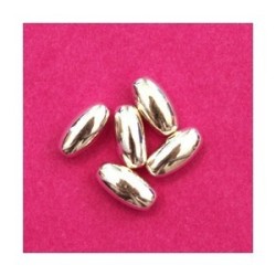 Perle CCB olive 11mm argent x10