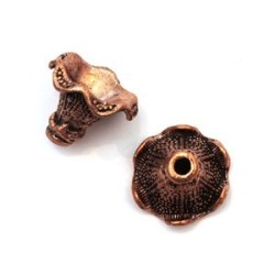 Perle coupelle métal 22mm cuivre