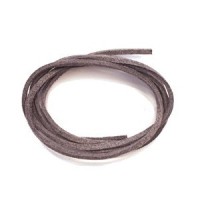 Lacet en suédine 3mm gris
