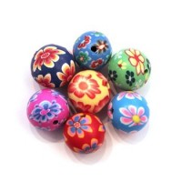 Perles fimo 13mm assortiment