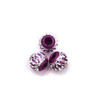 Perles Aluminium - Perles en aluminium 6mm aluminium