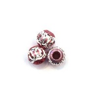 Perles Aluminium - Perles en aluminium 6mm argent