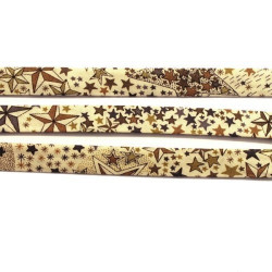 Biais Liberty Adelajda marron x 10cm