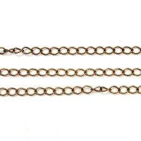 Chaîne maille ovale 5mm bronze