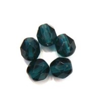 Perles à facettes 6mm menthe x20