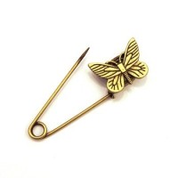 Broche épingle papillon