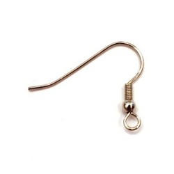 5 paires crochets boucles d'oreilles américaines vieil argent