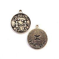 Pendentif zodiaque Gémeaux 20mm