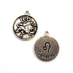 Pendentif zodiaque Lion 20mm