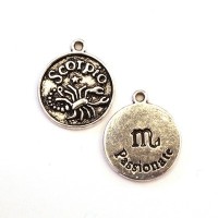 Pendentif zodiaque Scorpion 20mm