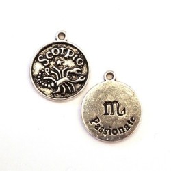 Pendentif zodiaque Scorpion 20mm