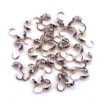 50 Caches nœuds argent vieilli 9mm