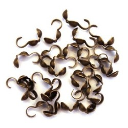 50 Cache nœuds bronze 9mm