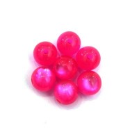 Perle polaris brillante 8mm rose x25