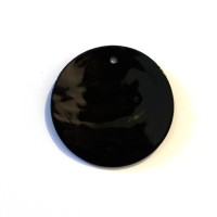 Sequin nacre 28mm noir x6