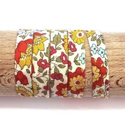 Biais Liberty D'Anjo jaune x 10cm