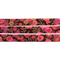 Biais Liberty Wiltshire rose x 10cm