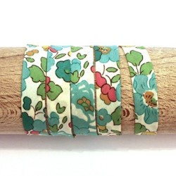 Biais Liberty Betsy aqua x 10cm