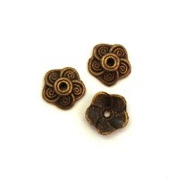 Coupelles pour perles bronze 8mm