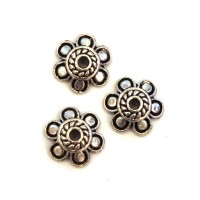 Coupelles pour perles argentées 11mm