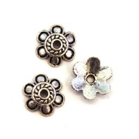 Coupelles pour perles argentées 11mm