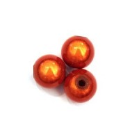 Perles magiques 10mm orange x10