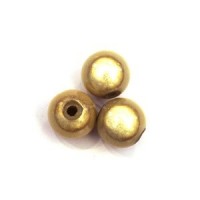 Perles magiques 10mm ivoire x10