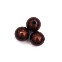 Perles magiques 10mm marron