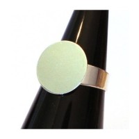 Support bague plateau 15mm argenté