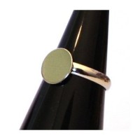 2 supports bague plateau 10mm vieil argent