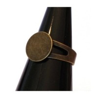 Support bague plateau 12mm bronze