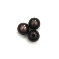 Perles magiques 8mm gris noir
