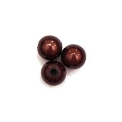 Perles magiques 8mm marron