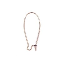 Crochets d'oreilles fil vieil argent 2 paires