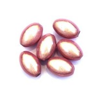 Perle magique olive rose x5