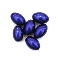 Perle magique olive bleu foncé x5