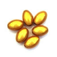 Perle magique olive jaune x5