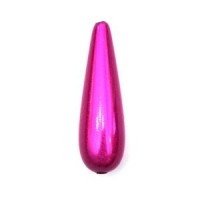 Perle magique goutte 30mm fuchsia x1