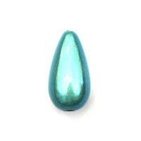 Perle magique goutte 23mm turquoise