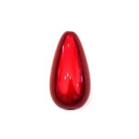 Perle magique goutte 23mm rouge