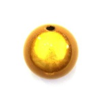 Perle magique 20mm jaune x1