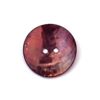 6 Boutons nacre 25mm aubergine