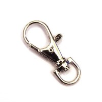 Mousqueton porte clés 37mm vieil argent