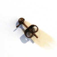 Boucle d'oreille cuivre x10