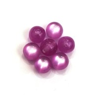 Perle polaris brillante 8mm lilas x25