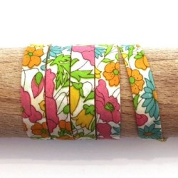Biais Liberty Poppy and Daisy jaune x 10cm